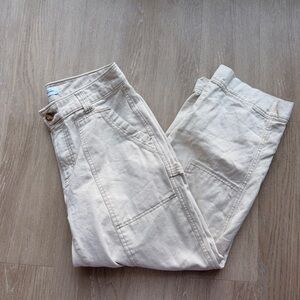 Old Navy cream carpenter pants